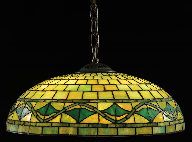 DUFFNER & KIMBERLY ARTS & CRAFTS HANGING LAMP                                                                                                                                                           