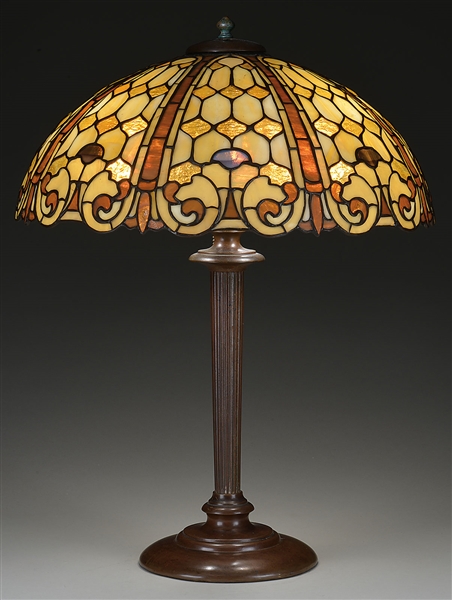 DUFFNER & KIMBERLY LEADED TABLE LAMP                                                                                                                                                                    