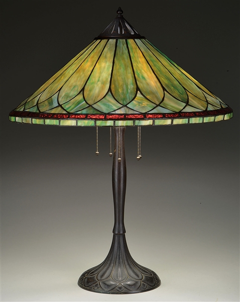 HANDEL ARTS & CRAFTS TABLE LAMP                                                                                                                                                                         