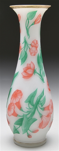 EARLY CAMEO GLASS VASE                                                                                                                                                                                  