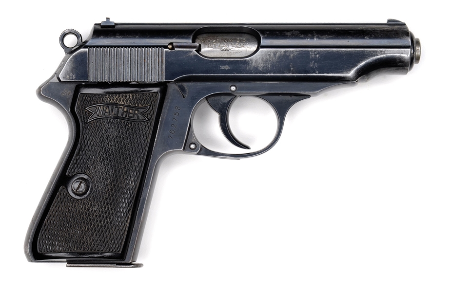 *WALTHER 7.65 MM PP PISTOL, SN 762758                                                                                                                                                                   
