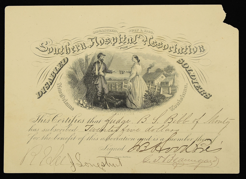 SOUTHERN HOSPITAL ASSN DIS SOLDIERS DOCUMENT                                                                                                                                                            