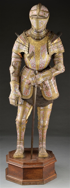 PARADE ARMOR OF KING CHRISTIAN II BY ALELIER ERNST                                                                                                                                                      