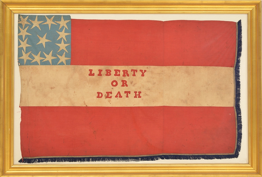 CONF 1ST NATIONAL TYPE "LIBERTY OF DEATH" FLAG                                                                                                                                                          