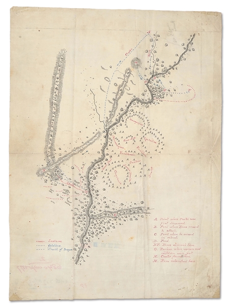 MAP DRAWN BY WILLIAM PHILO CLARK 1877                                                                                                                                                                   