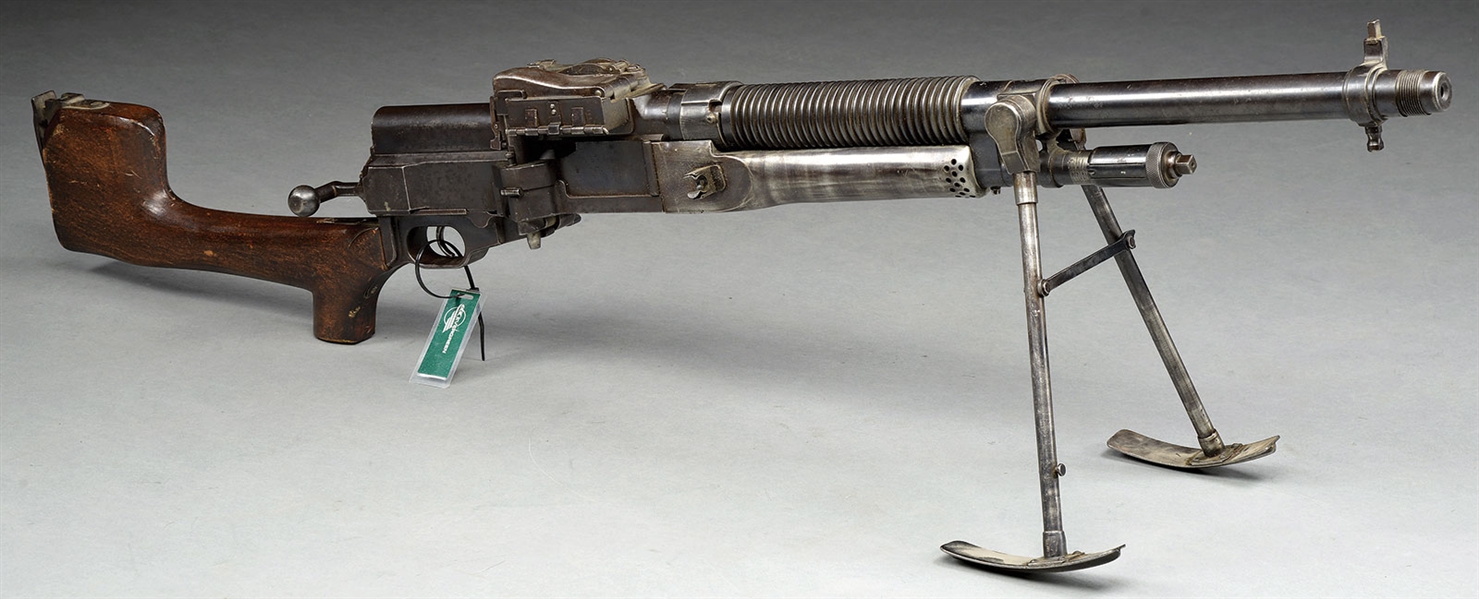 **HOTCHKISS 1914 PORTABLE 7MM MACHINE GUN SN 144                                                                                                                                                        