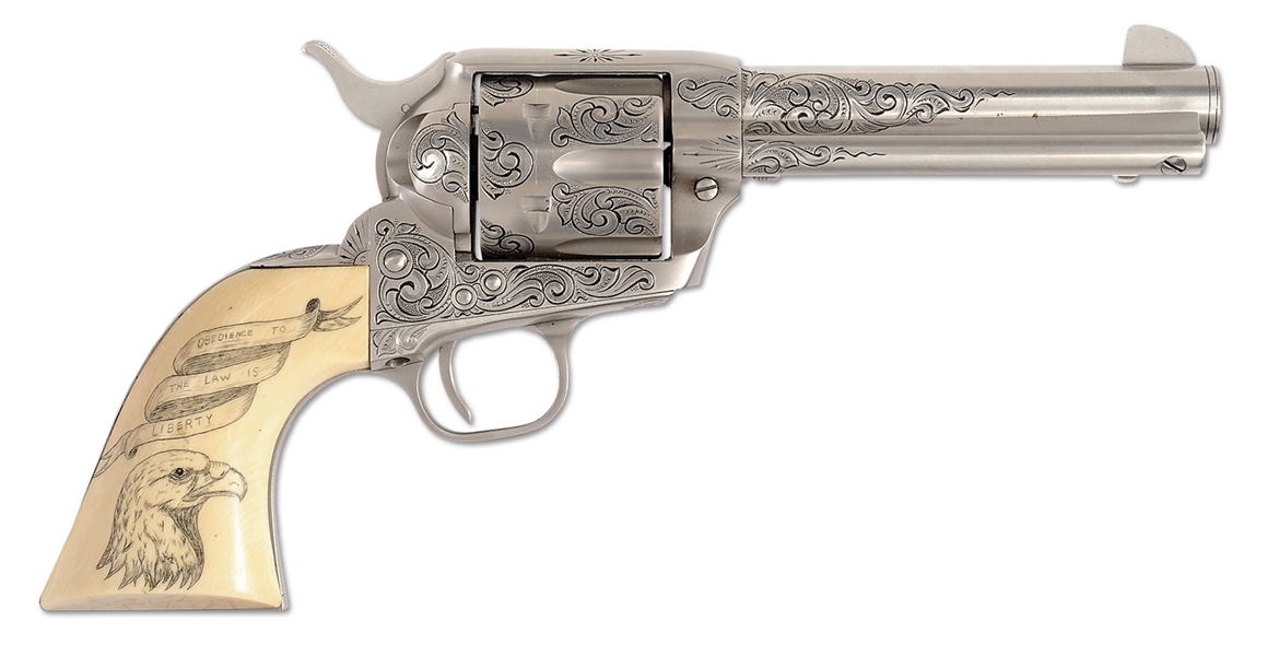COLT SAA 2ND GENERATION, 12071 SA, 44 SPECIAL, MODERN; C&R; IVORY                                                                                                                                       