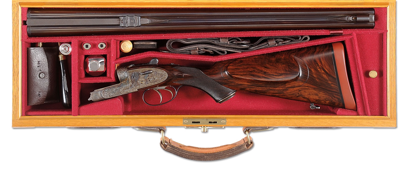 HOLLAND & HOLLAND ROYAL DELUXE HAMMERLESS EJECTOR DOUBLE RIFLE, 32000, .425 (CA 1928), MODERN                                                                                                           