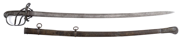 HISTORIC CIVIL WAR OFFICERS SWORD OF CAPT JAMES HENRY OF THE 37TH PENNSYLVANIA WHO WAS SEVERELY WOUNDED AT THE BATTLE OF 2ND BULL...                                                                  