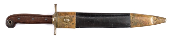 RARE AND FINE AMES MODEL 1849 RIFLEMAN’S KNIFE.                                                                                                                                                         
