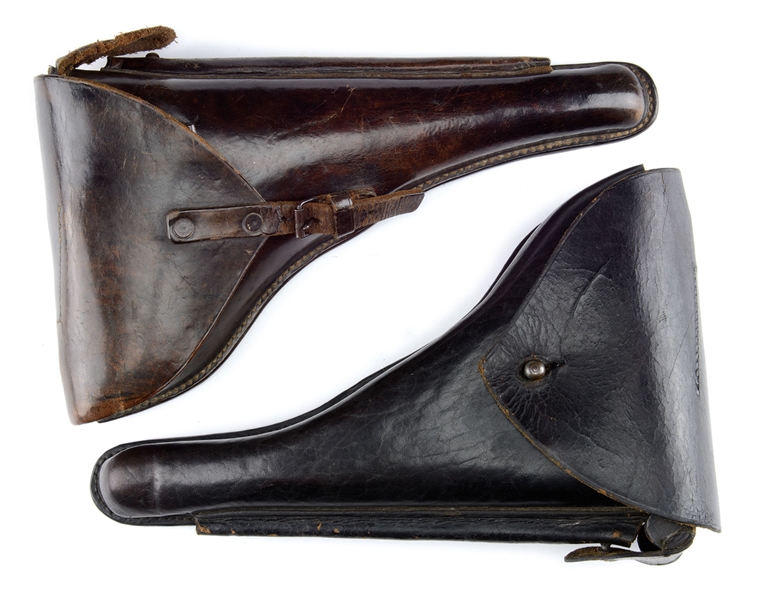 RARE PAIR OF NAVY LUGER HOLSTERS.                                                                                                                                                                       