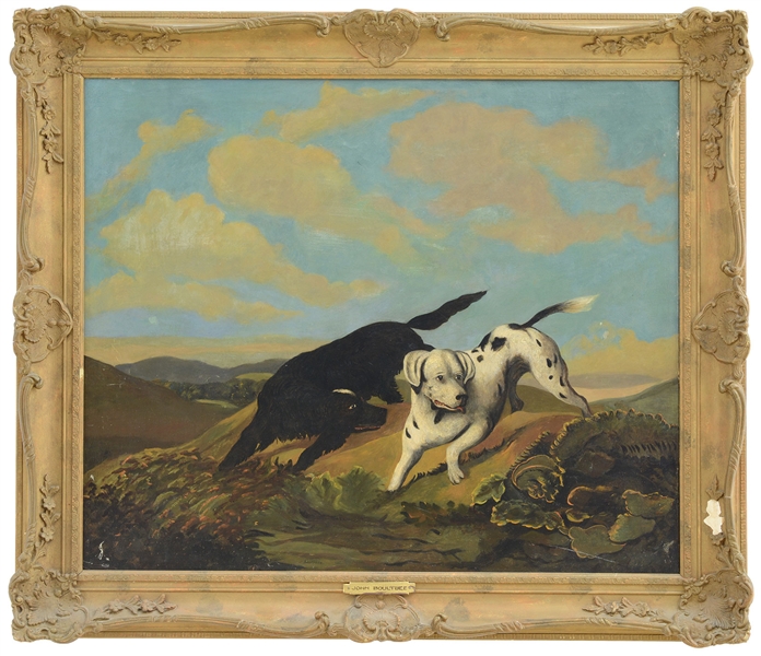 JOHN BOULTBEE (ENGLISH, 1745-1812) "MY HUNTING DOGS"                                                                                                                                                    