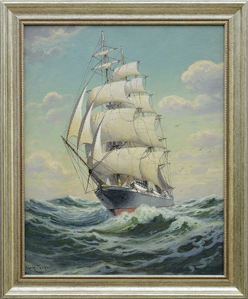 SHIP SCENE BY WM PASKELL                                                                                                                                                                                