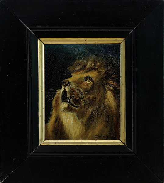 ATHERTON FURLONG (AMERICAN, 1849-1919) LION                                                                                                                                                             