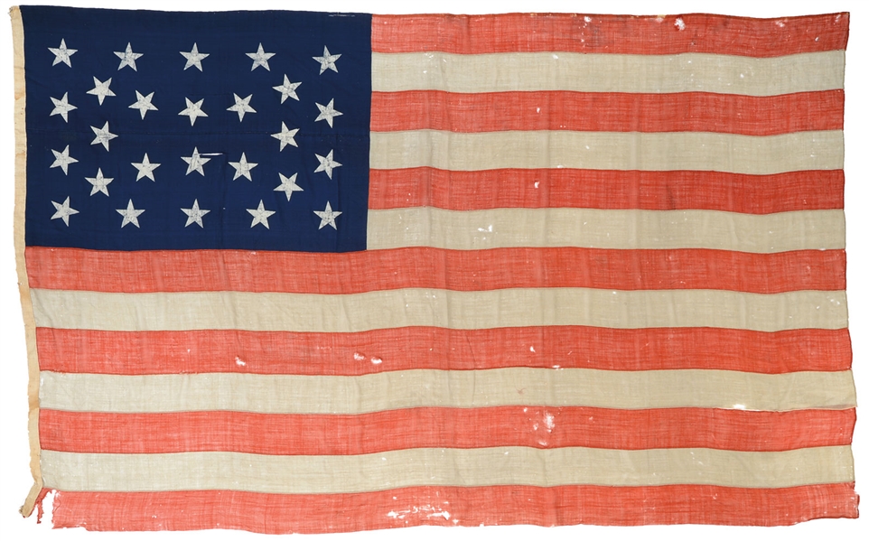 26 STAR AMERICAN FLAG THOUGHT TO HAVE FLOWN OVER THE AMERICAN CONSULATE IN DUBLIN, IRELAND                                                                                                              