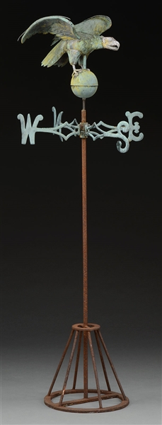 SPREADWING EAGLE WEATHERVANE, PROBABLY A L JEWELL & CO                                                                                                                                                  