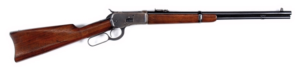 EXTREMELY FINE WINCHESTER MODEL 1892 SADDLE RING CARBINE.                                                                                                                                               