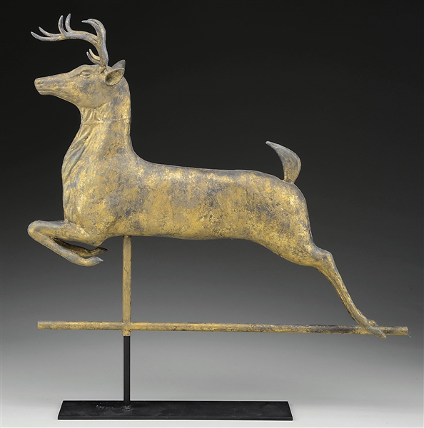 LEAPING STAG WEATHERVANE.                                                                                                                                                                               