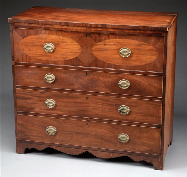 FEDERAL INLAID CHEST OF DRAWERS                                                                                                                                                                         
