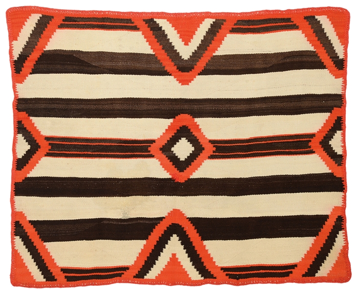 NAVAJO THIRD PHASE CIRCA 1910 CHIEFS STYLE TRANSITIONAL BLANKET                                                                                                                                         