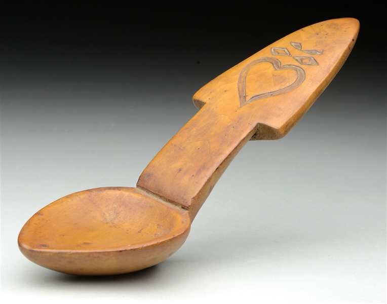 GREAT LAKES DECORATED SPOON.                                                                                                                                                                            