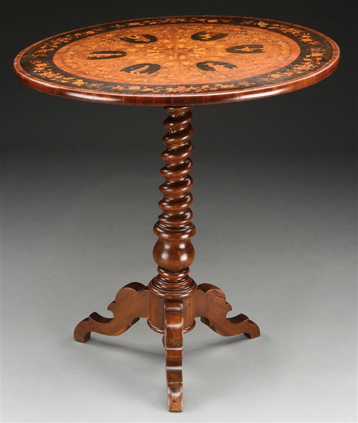 INLAID RD TABLE                                                                                                                                                                                         