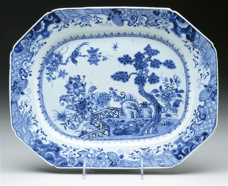 18TH C CHINESE EXPORT PLATTER                                                                                                                                                                           