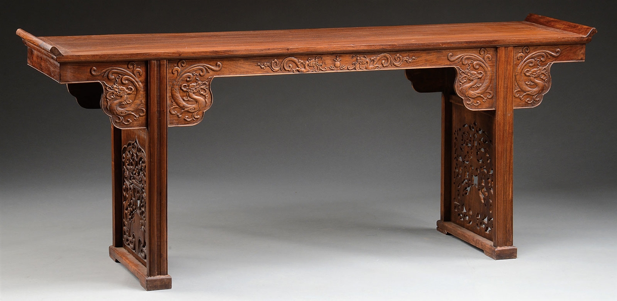 CARVED ALTAR TABLE                                                                                                                                                                                      