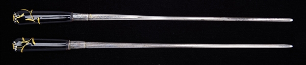 SILVER AND LAQUER HAIRPINS.                                                                                                                                                                             
