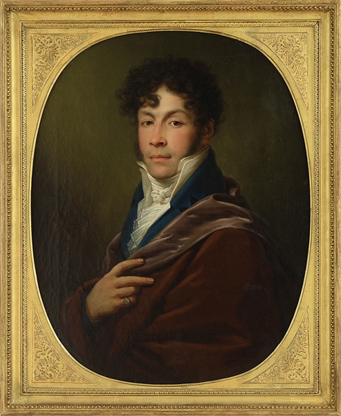 JOHANN BAPTIST LAMPI THE YOUNGER (ITALIAN/AUSTRIAN, 1775-1837) PORTRAIT OF A GENTLEMAN                                                                                                                  