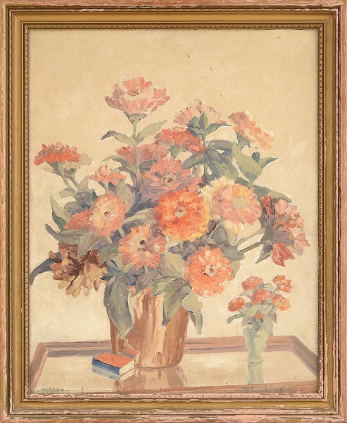 SIGNED (AMERICAN, 20TH CENTURY) TWO STILL LIFE WORKS                                                                                                                                                    