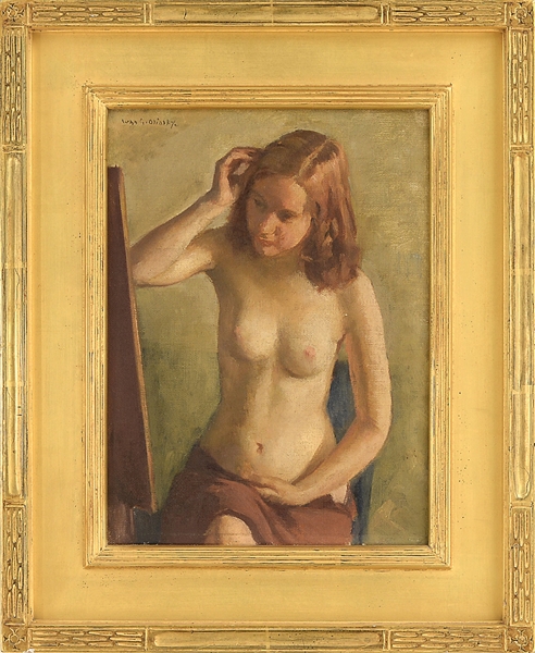 IVAN OLINSKY (AMERICAN, 1878-1962) "YOUNG GIRL"                                                                                                                                                         
