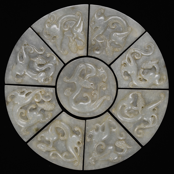 SECTIONAL JADE DISK.                                                                                                                                                                                    
