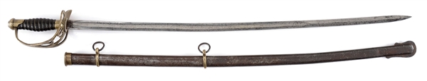 CONFEDERATE STATES ARMORY STAFF OFFICERS SWORD.                                                                                                                                                        