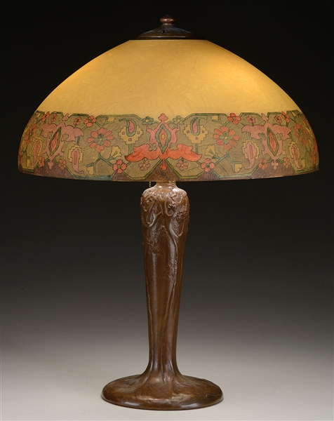 HANDEL PERSIAN BORDER TABLE LAMP.                                                                                                                                                                       