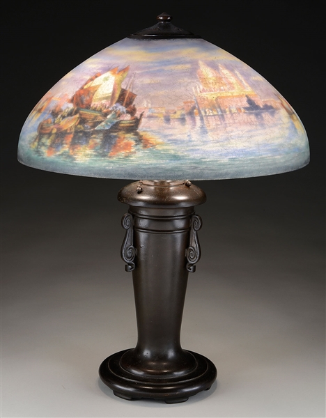 HANDEL VENETIAN HARBOR TABLE LAMP.                                                                                                                                                                      