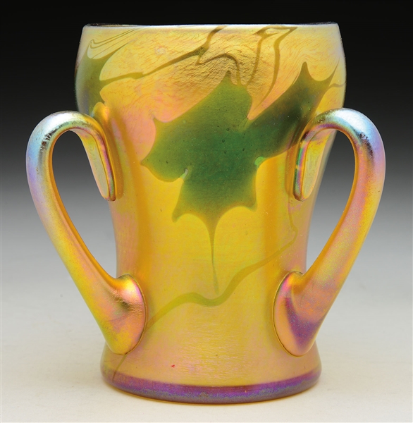 TIFFANY GOLD FAVRILE LOVING CUP.                                                                                                                                                                        