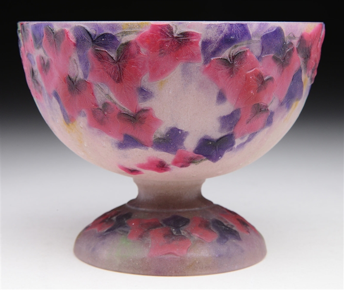 G. ARGY ROUSSEAU IVY FOOTED BOWL.                                                                                                                                                                       