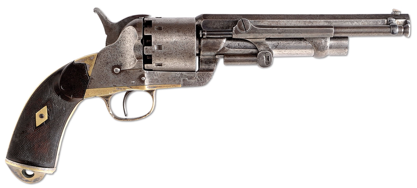 KRIDER LEMAT PATENT REVOLVER SERIAL NUMBER 2, THE PERSONAL REVOLVER OF COL. ALEXANDER LEMAT HIMSELF.                                                                                                    