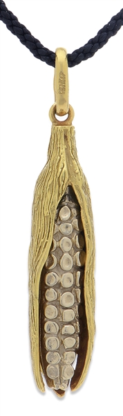 CARTIER CORN PENDANT.                                                                                                                                                                                   