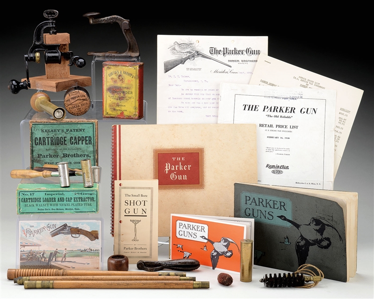 INTRIGUING LOT OF PARKER BROTHERS RELATED AND HISTORICAL ITEMS FROM THE BOUWKAMP COLLECTION.                                                                                                            