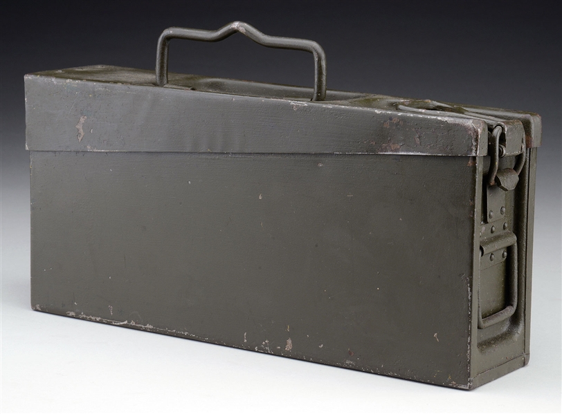 INCREDIBLY RARE WWII GERMAN "AMMO BOX" ARMORERS FIELD KIT IN ISSUE CONDITION.                                                                                                                           