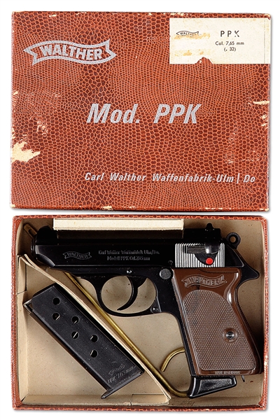 WALTHER, PPK, 126604R, 7.65MM, MODERN, W/BOX, 2 MAGS & ROD                                                                                                                                              