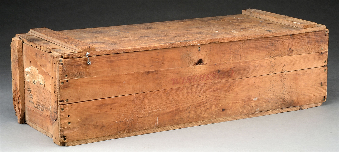 WINCHESTER MODEL 1894 WOODEN SHIPPING CRATE.                                                                                                                                                            