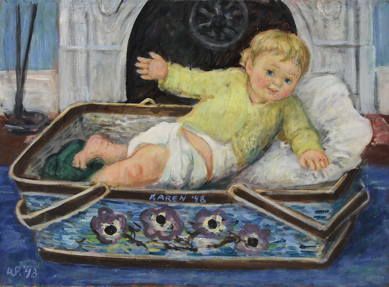 WALDO PEIRCE (AMERICAN, 1884-1970) "THE BABY"                                                                                                                                                           