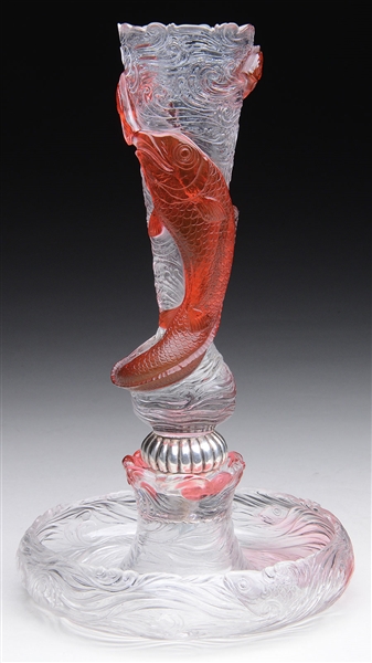 WEBB ROCK CRYSTAL CURIO CAMEO EPERGNE ATTR TO FRITSCHE.                                                                                                                                                 