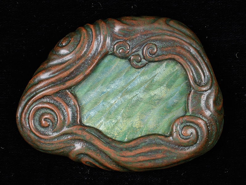 TIFFANY STUDIOS WAVE PAPERWEIGHT.                                                                                                                                                                       