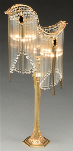 FRENCH ART DECO TABLE LAMP.                                                                                                                                                                             