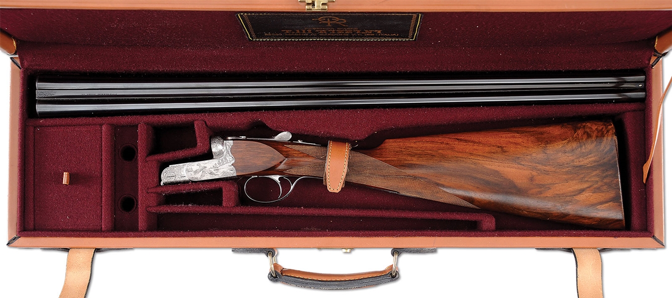 F.LLI RIZZINI, SXS R2 BOXLOCK, 1870, 20, MODERN, PROV, W/CASE                                                                                                                                           