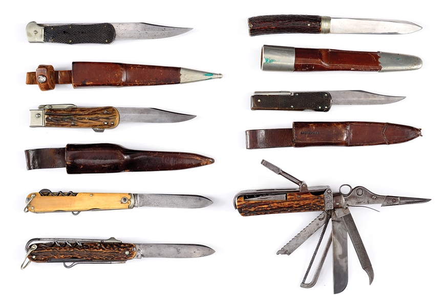 ESA - FINE LOT OF 19TH CENTURY BOWIE KNIVES.                                                                                                                                                            